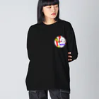 ゆき坊のゆき坊イラストロングTシャツ ビッグシルエットロングスリーブTシャツ