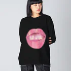 ぽんぽこあんぽんたんのLips💋 foll in love Big Long Sleeve T-Shirt