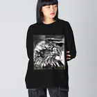 松木　昭洋の天空を司る鳥の王者【鷲】 Big Long Sleeve T-Shirt