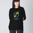 KAEL INK | カエル インクのイワトビペンギン : エナジーホッパー Big Long Sleeve T-Shirt