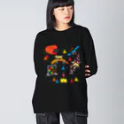 ハッピー・ラブラドールズのラブラドールアジリティ Big Long Sleeve T-Shirt