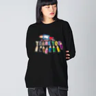 イラスト MONYAAT のCT155　ちびた色鉛筆*B Big Long Sleeve T-Shirt