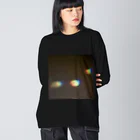 でおきしりぼ子の実験室の光の足跡-正方形 Big Long Sleeve T-Shirt