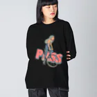 nidan-illustrationの"PASS" Big Long Sleeve T-Shirt