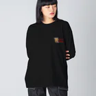 PamZoh_DESIGNのトーキョーセントーネコ ビッグシルエットロングスリーブTシャツ