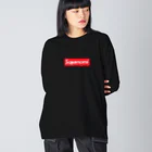 stereovisionのsakenomi（サケノミ） 루즈핏 롱 슬리브 티셔츠