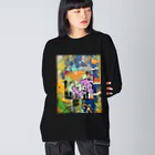 OPTMのハハハ Big Long Sleeve T-Shirt