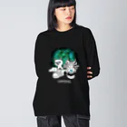 nya-mew（ニャーミュー）のミューゲイザー#2 (meowGAZER#2) Big Long Sleeve T-Shirt