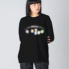 路地裏萬亭のお店のSMILE （DICE） ビッグシルエットロングスリーブTシャツ