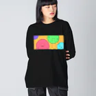 N’s Record(エヌズレコード)のあっ、こんにちは。 Big Long Sleeve T-Shirt