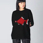 Amiの風車赤金魚 Big Long Sleeve T-Shirt