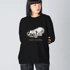 犬グッズの店しえるぶるーのミトンに入ったパグ  Big Long Sleeve T-Shirt