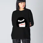 密ガール グッズ屋さんの密ガール signature eyes Big Long Sleeve T-Shirt