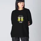 mikepunchのおにぎりキッズ・とらのいをかりるねこ Big Long Sleeve T-Shirt