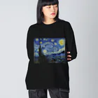 artgalleryのThe Starry Night ビッグシルエットロングスリーブTシャツ