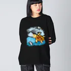 Beautiful Earthのプラスチックレストラン Big Long Sleeve T-Shirt