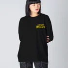 mojiasobiのエブリデイ邦ロック ビッグシルエットロングスリーブTシャツ