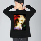 白無垢の人の✿紅色の四葩✿ Big Long Sleeve T-Shirt