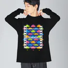 ハナドリカ SUZURI店の雨傘の照明 Big Long Sleeve T-Shirt