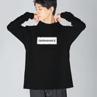 finance_のUnlevered β 白 Big Long Sleeve T-Shirt