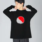  むきむき   地球生活の朝 Big Long Sleeve T-Shirt