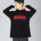 ねこぜもんのRADIO girl ビッグシルエットロングスリーブTシャツ