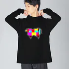 サトオの牛肉 部位 ドット絵 Big Long Sleeve T-Shirt