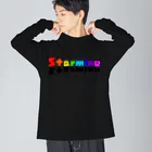 Starmine storeの【Starmine】 KIKORI Neon color  Big Long Sleeve T-Shirt