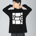 1234artistの無題（ジオメトリック）ロングTシャツ Big Long Sleeve T-Shirt