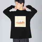 ときえだ みずきのクリームパンとねこ Big Long Sleeve T-Shirt