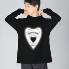 中華呪術堂（チャイナマジックホール）の【白・前】OUIJA BOARD PLANCHETTE ビッグシルエットロングスリーブTシャツ