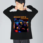 MELLOW-MELLOWのMONSTER'S DISIRE 1 Big Long Sleeve T-Shirt