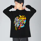 islandmoon13の宇宙の男女　　昔のアメコミ風 Big Long Sleeve T-Shirt