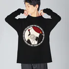 WebArtsのHanafuda January Design "Pine and Crane" 一月の花札「松に鶴」02 Big Long Sleeve T-Shirt