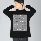 M.L.Merの山用品リスト！？グレー Big Long Sleeve T-Shirt