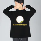 takehanaのかしわ餅 ビッグシルエットロングスリーブTシャツ