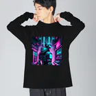 のんびりアート工房のサイバーパンク Big Long Sleeve T-Shirt