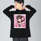 Mazenta-raraのCOOL GIRL Big Long Sleeve T-Shirt