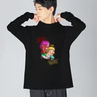 Siderunの館 B2の悪魔と天使 Big Long Sleeve T-Shirt