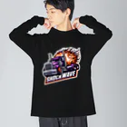 なおちゅん・デザインはうすのアメリカン・ステッカーシリーズ1 Big Long Sleeve T-Shirt