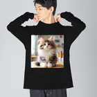 Creation CATのゴージャスCAT Big Long Sleeve T-Shirt