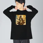 クリエイティブな大神と僕の勝利の女神：美しさと幸運の融合 Big Long Sleeve T-Shirt