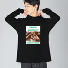 Koji_YamanouchiのGROUP FANTASY(Hands to Heart)やまぴーデザインオリジナルTシャツVol.2 ビッグシルエットロングスリーブTシャツ