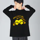 『NG （Niche・Gate）』ニッチゲート-- IN SUZURIのWhy Can't We Be Friends?（黄色） Big Long Sleeve T-Shirt