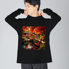 有栖の日本庭園2 Big Long Sleeve T-Shirt