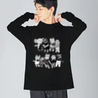 ms_pocheのモノクロアニマルズ ビッグシルエットロングスリーブTシャツ