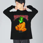 YOUJIN -ART GALLERY-のPUNISHMENT "BEAR" Big Long Sleeve T-Shirt