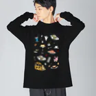 気ままに創作　よろず堂の純喫茶　いろどり Big Long Sleeve T-Shirt