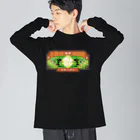 爬虫類グッズ メッサヌンサ - M.R.Sのちゃいなんハイナン - カラフルver- ビッグシルエットロングスリーブTシャツ