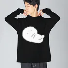 ヒャナヒュ-の眠るかきもちくん ビッグシルエットロングスリーブTシャツ